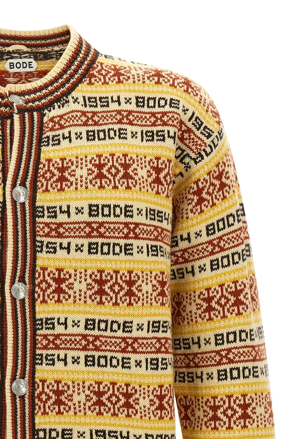 Marzipan Jacquard Cardigan