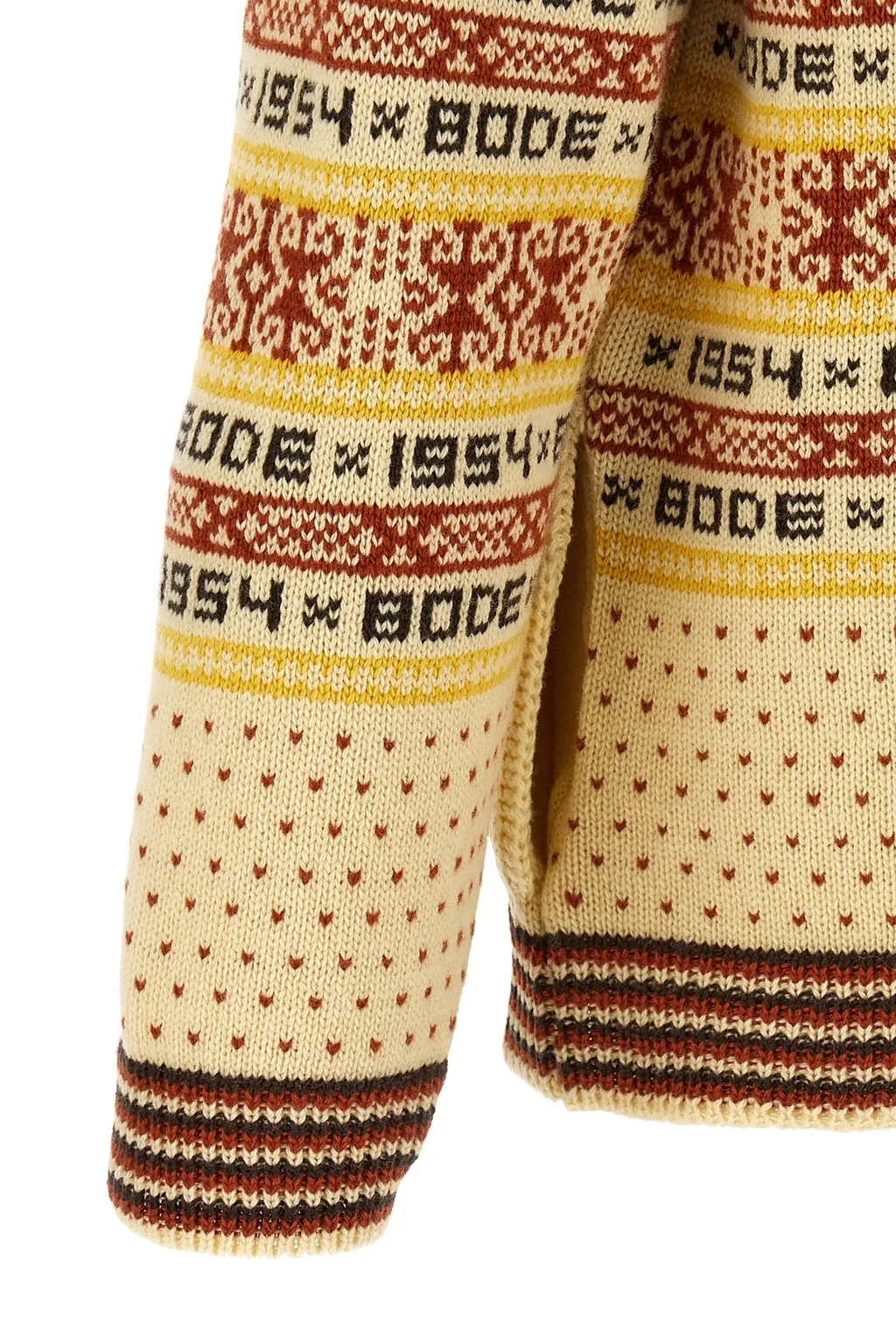 Marzipan Jacquard Cardigan