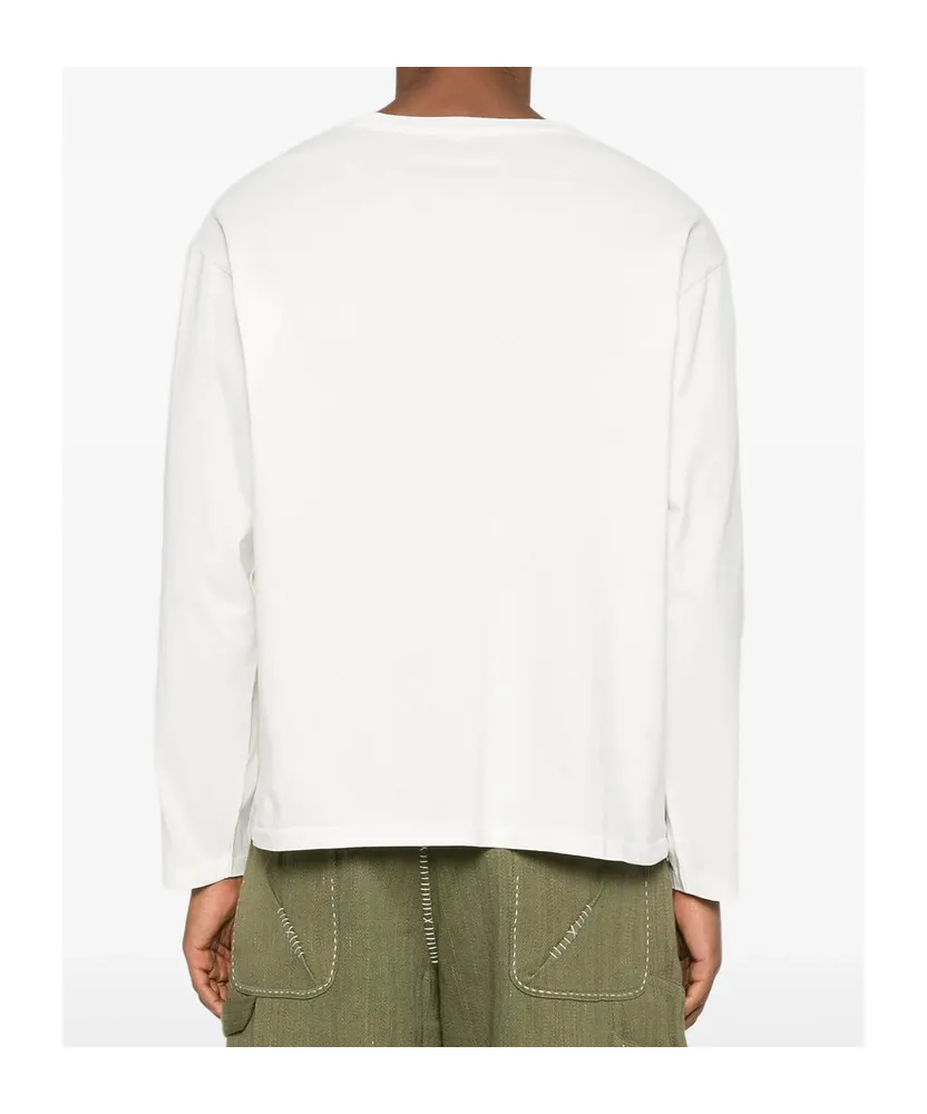 Graphic-Print Long-Sleeve T-Shirt