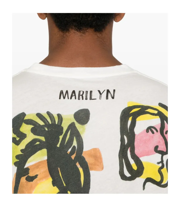 Horse-Print Collage T-Shirt