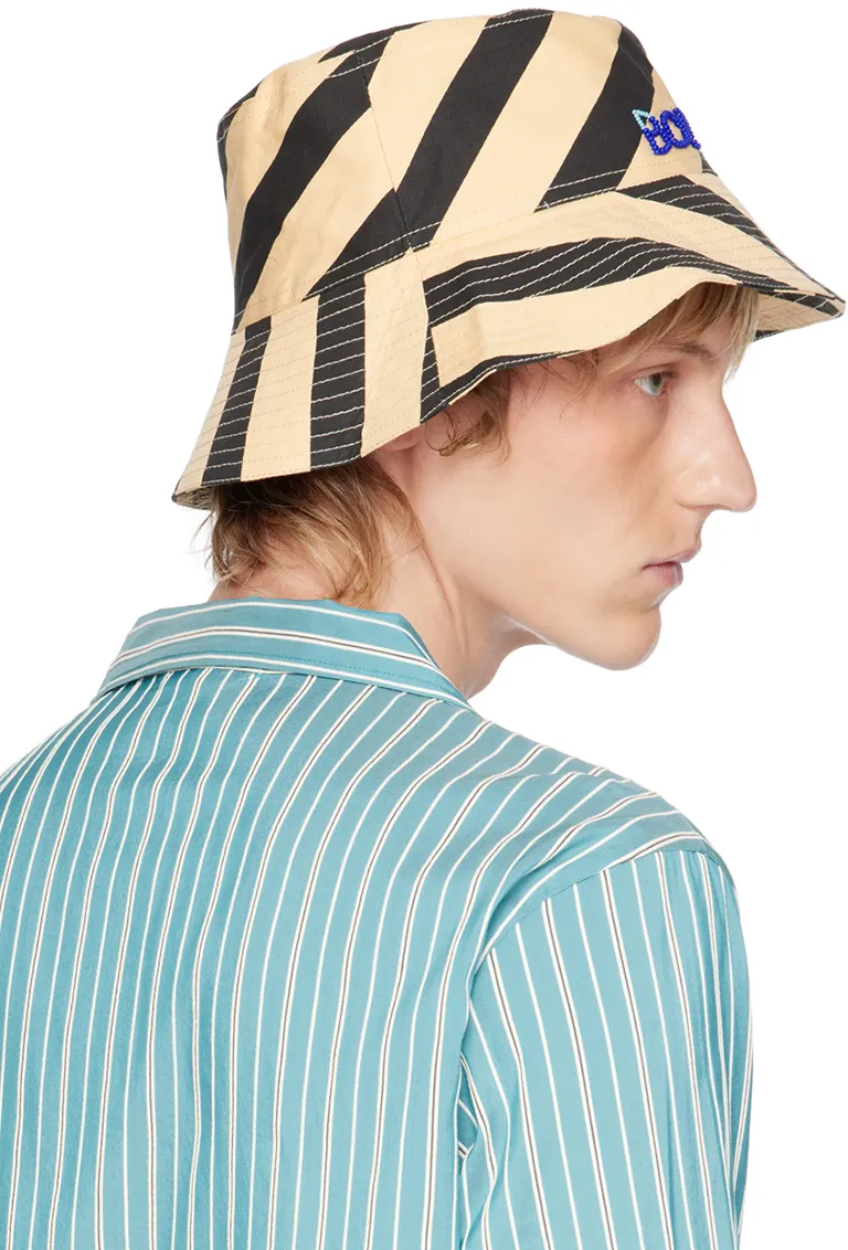 Domino Stripe Bucket Hat
