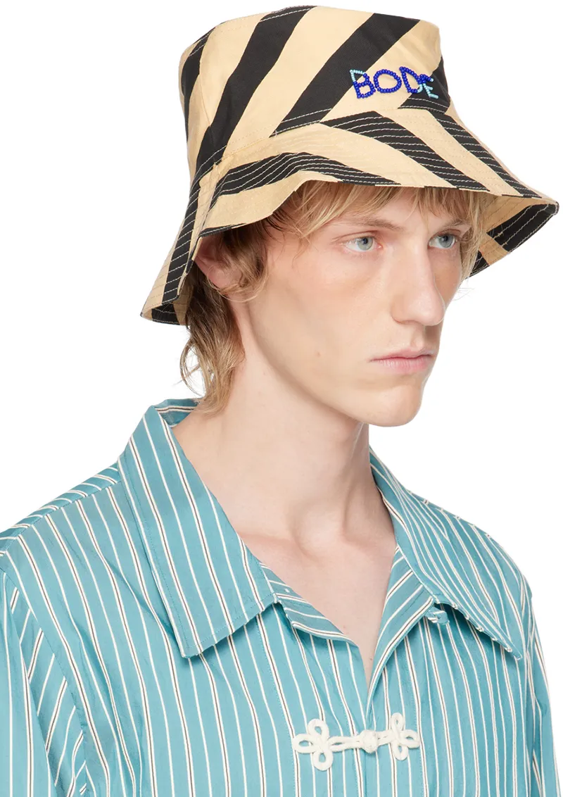 Domino Stripe Bucket Hat