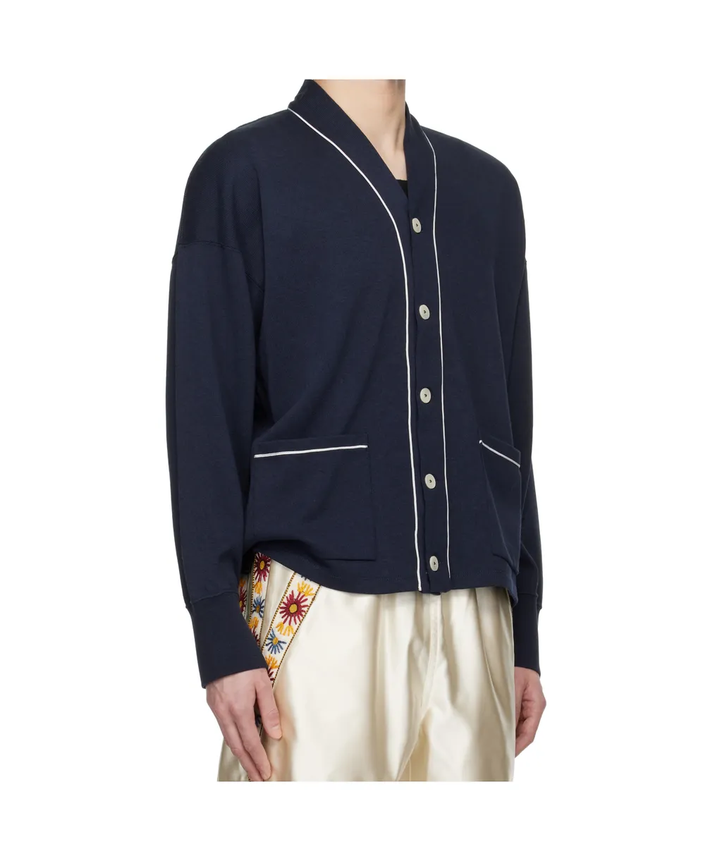 Uniform Buttoned Cardigan
