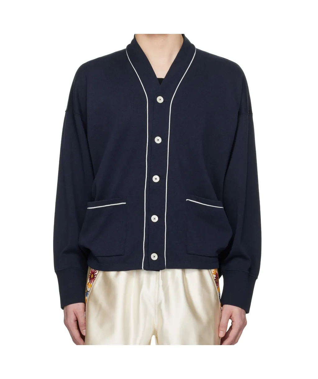 Uniform Buttoned Cardigan