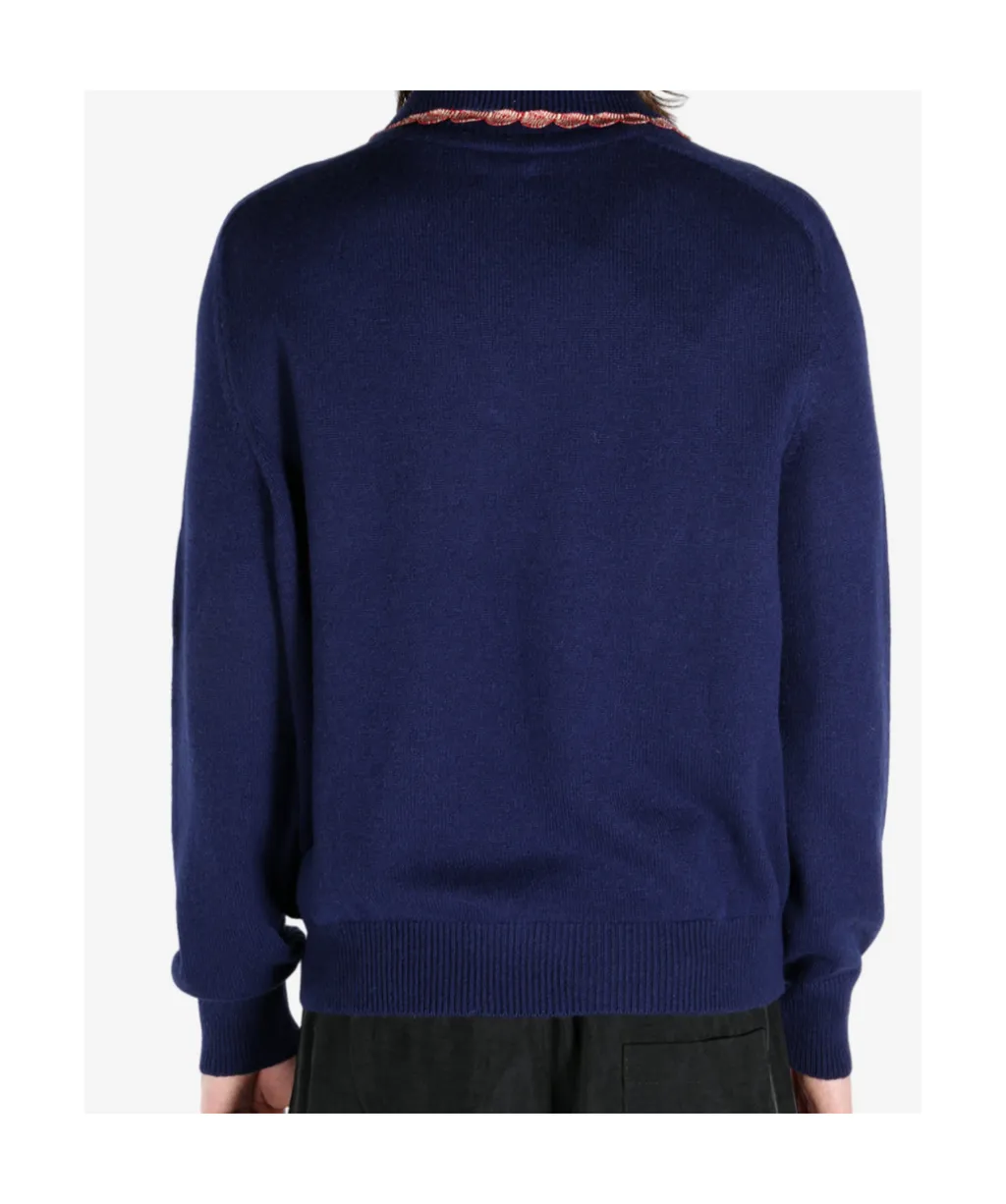Long Sleeve Polo Sweater