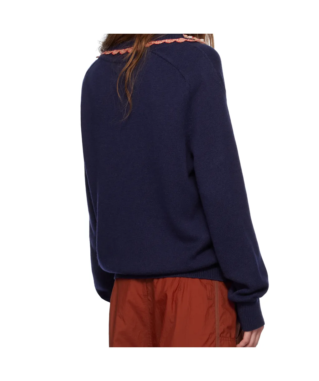 Long Sleeve Polo Sweater
