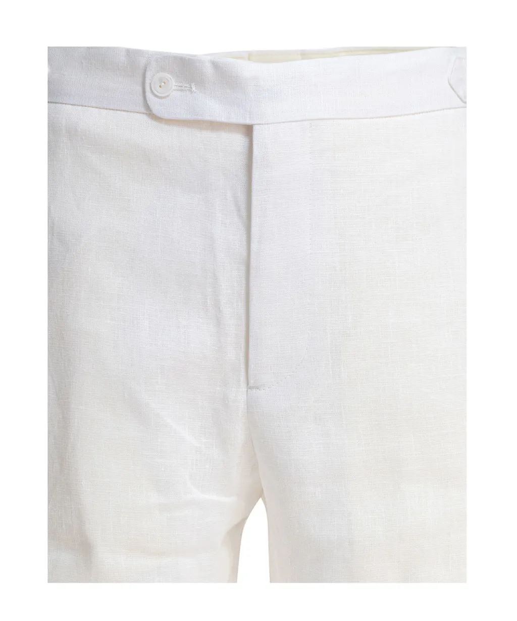 Embroidered Straight Leg Pants