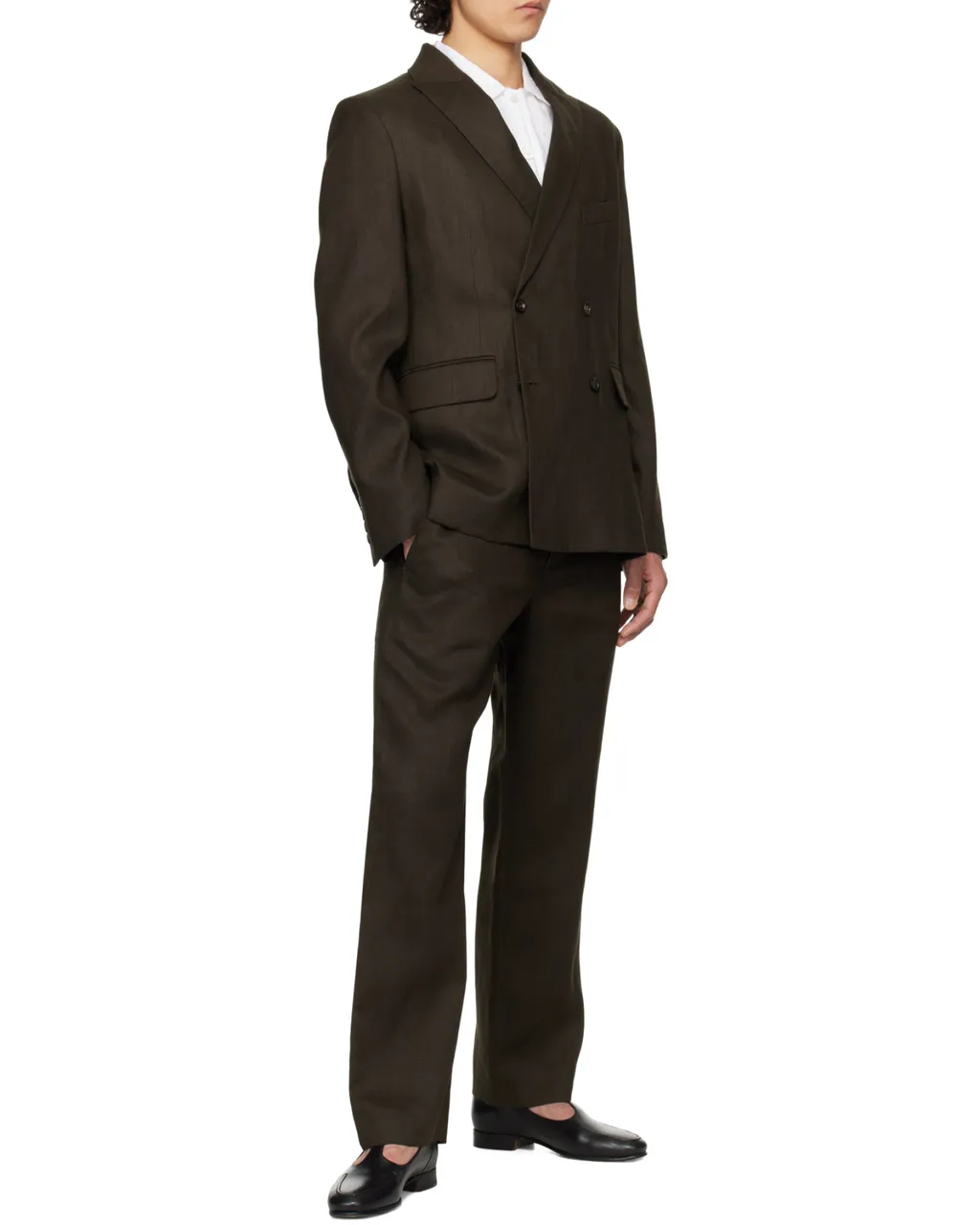 Side-Buckle Trousers