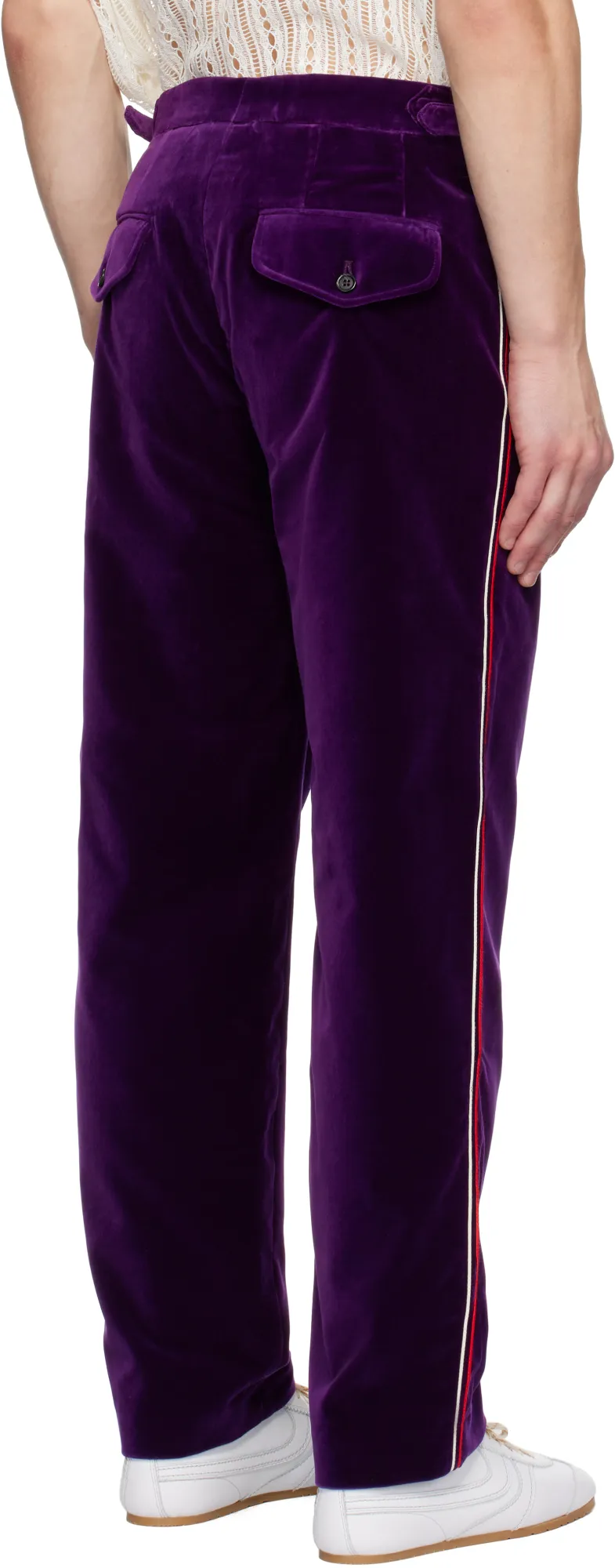 Straight-Leg Casual Pants