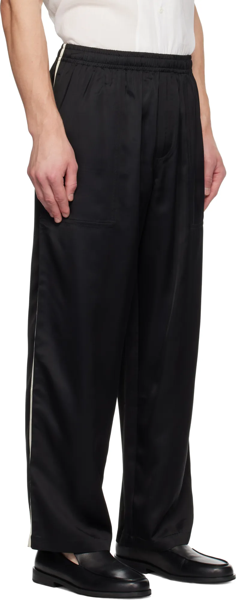 Satin Track Pants