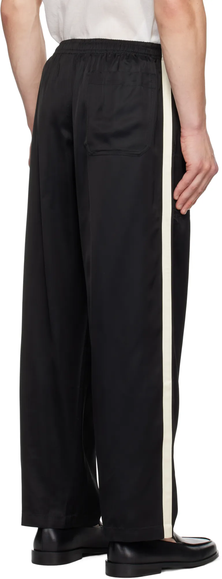 Satin Track Pants