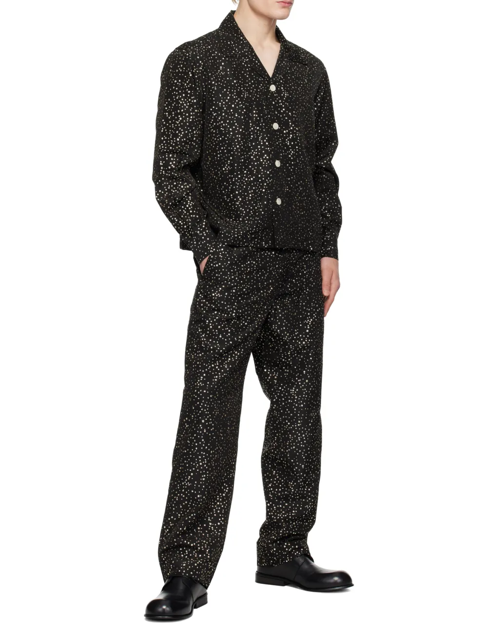 Lapel Long Sleeve Shirt