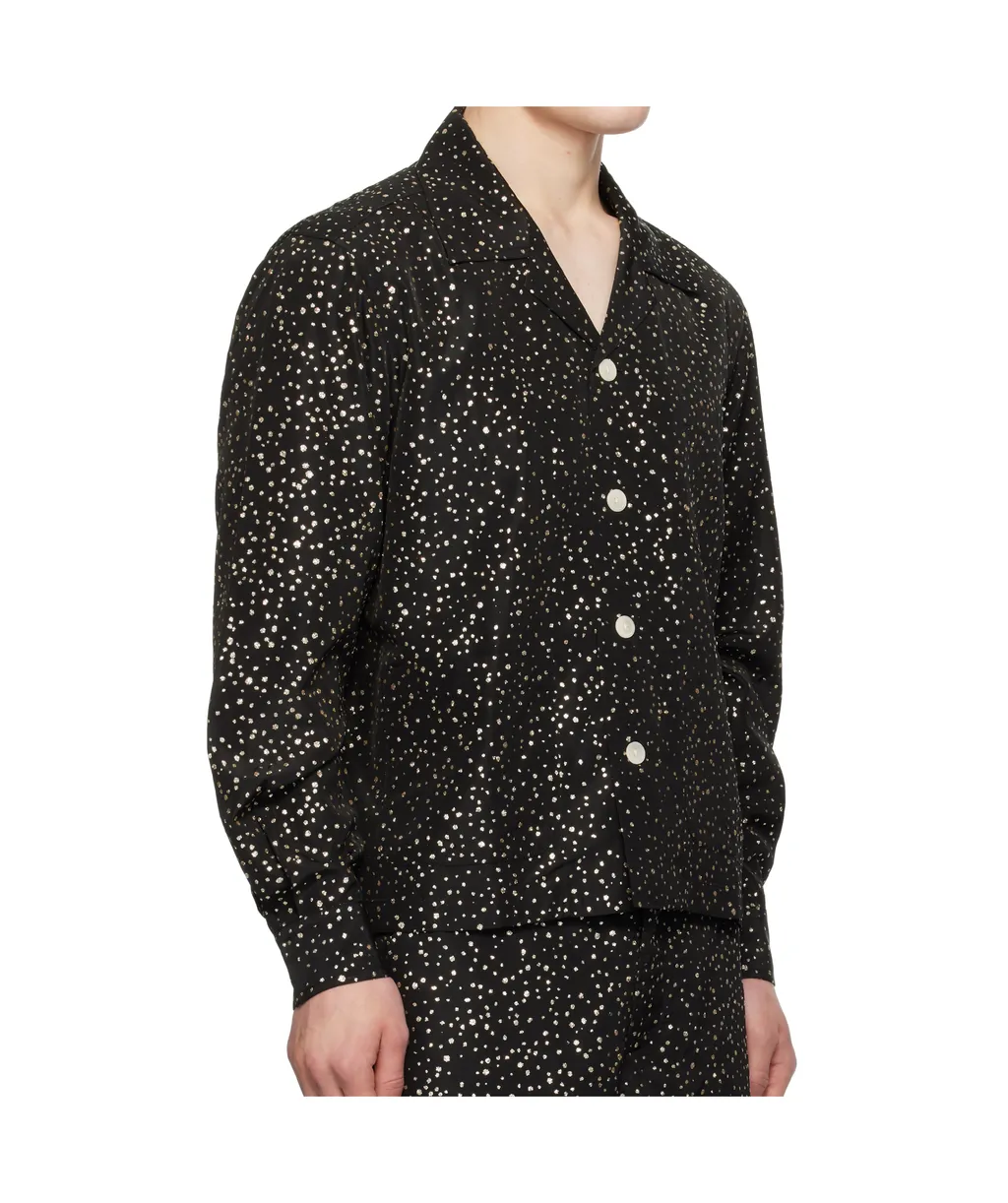 Lapel Long Sleeve Shirt
