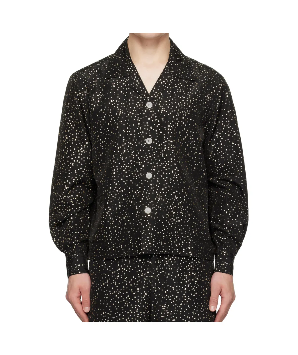 Lapel Long Sleeve Shirt