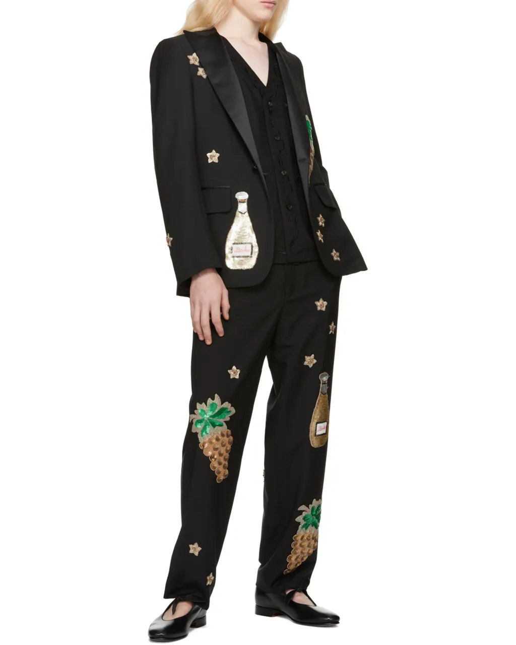Dumas Floral-Embroidered Twill Overshirt