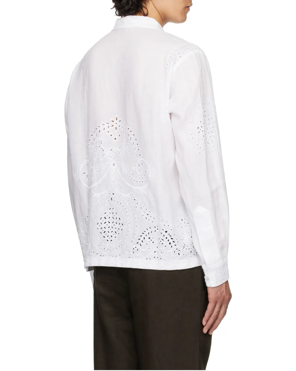 Embroidered Long Sleeve Shirt