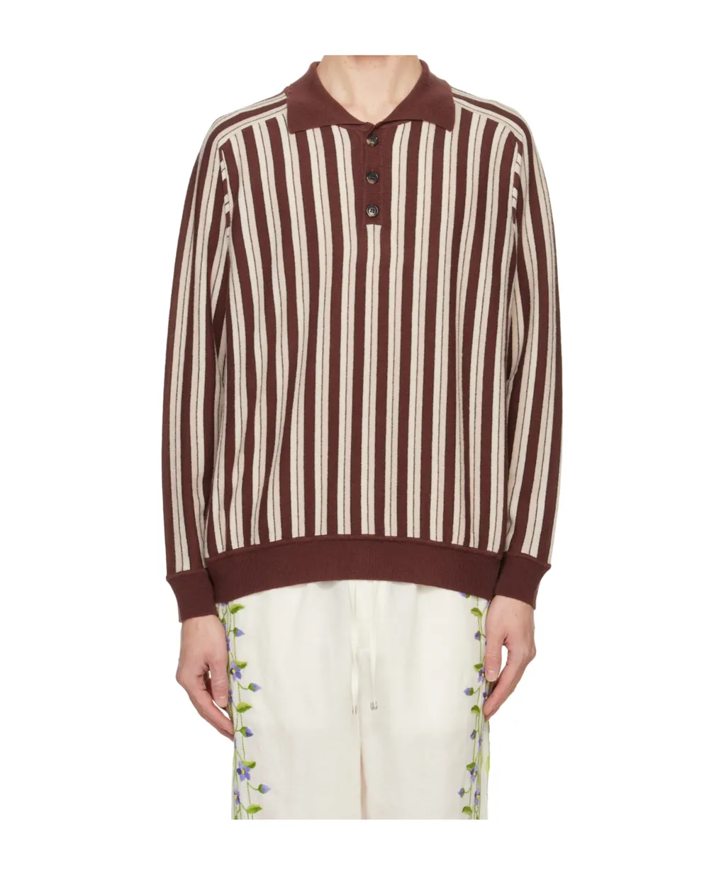 Striped Polo Jumper