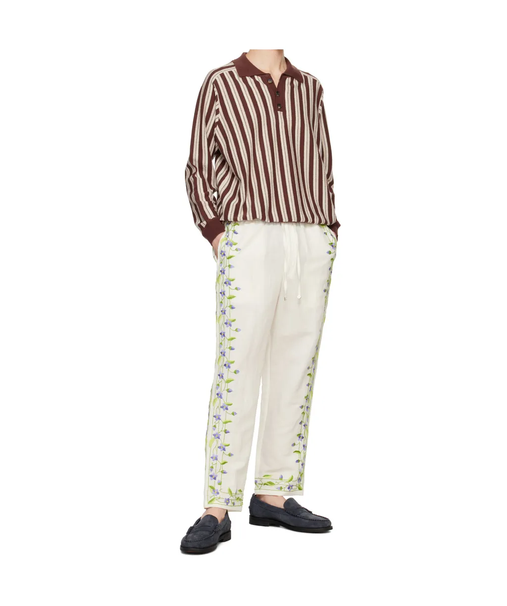 Striped Polo Jumper