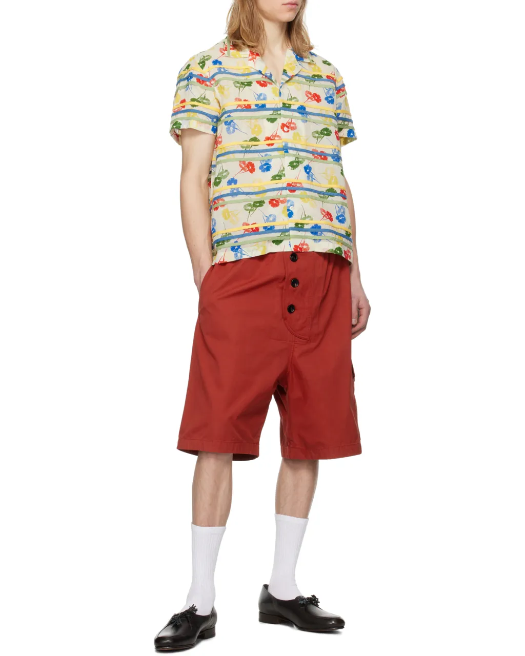 Flower Stamp Shirt