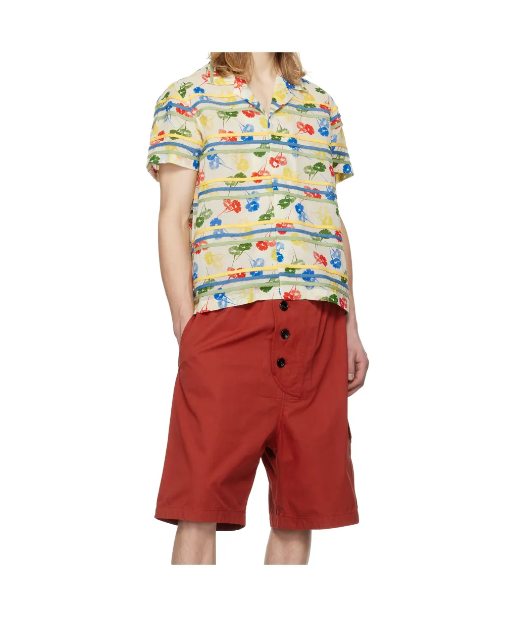 Flower Stamp Shirt