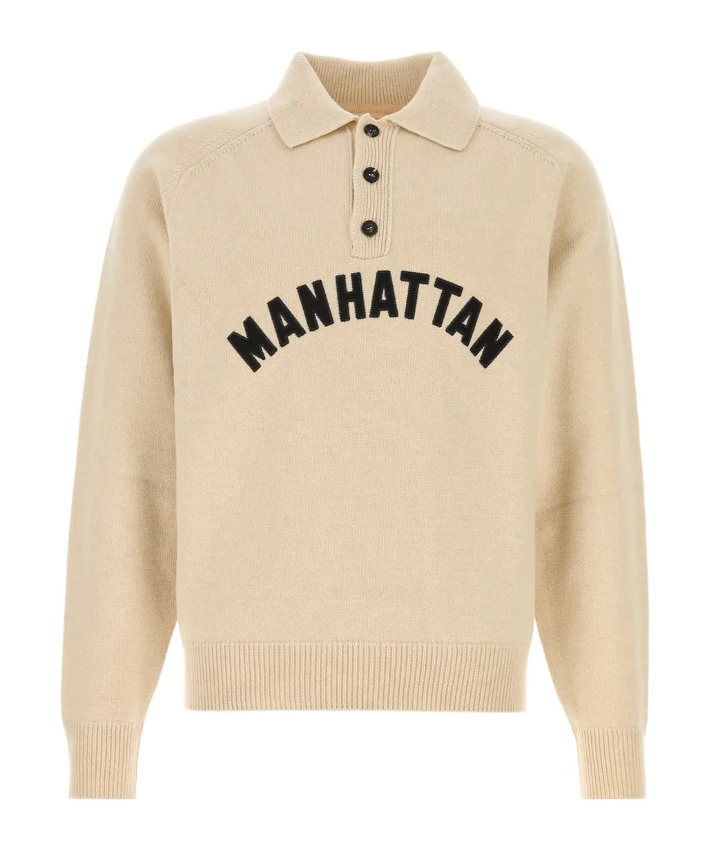 Manhattan Knit Polo Top