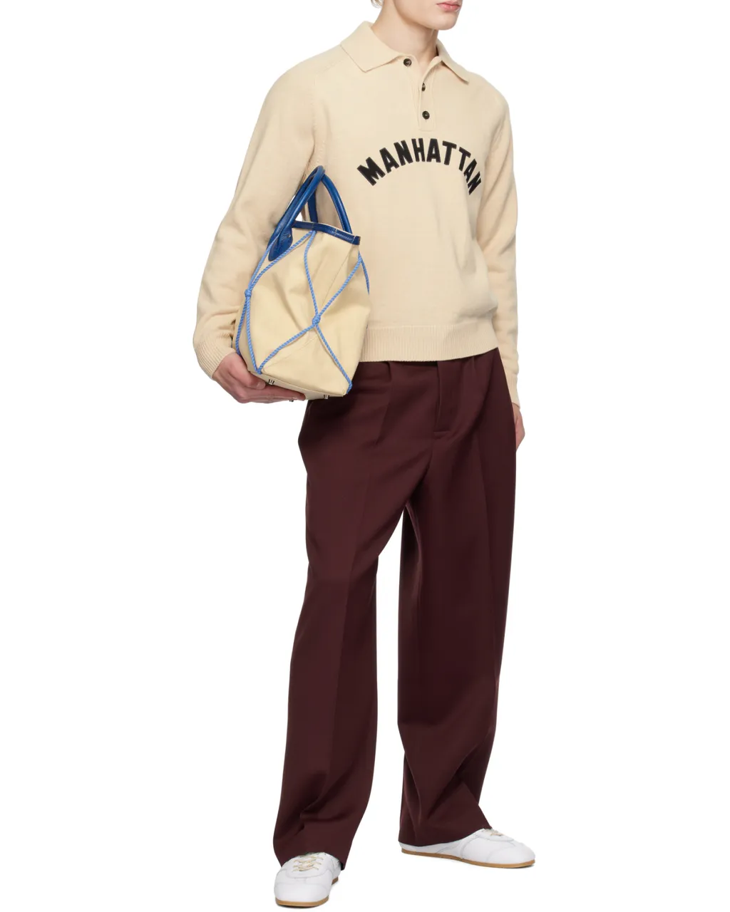 Manhattan Knit Polo Top