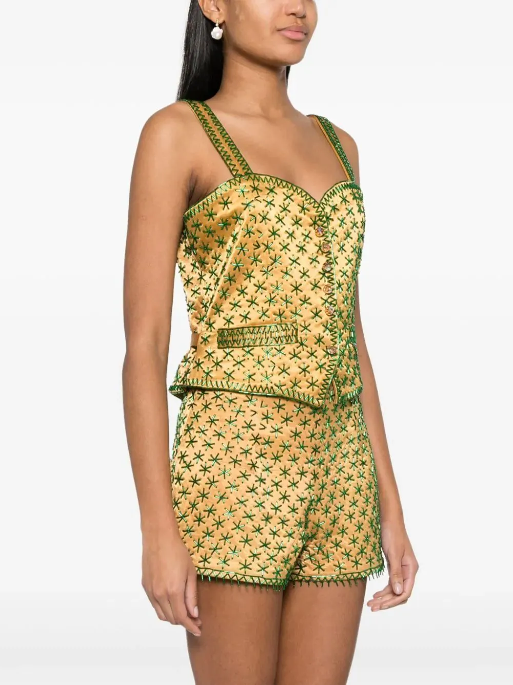 Embroidery Design Vest