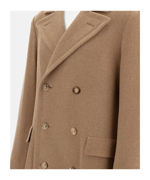 Double-Breasted Wool Coat