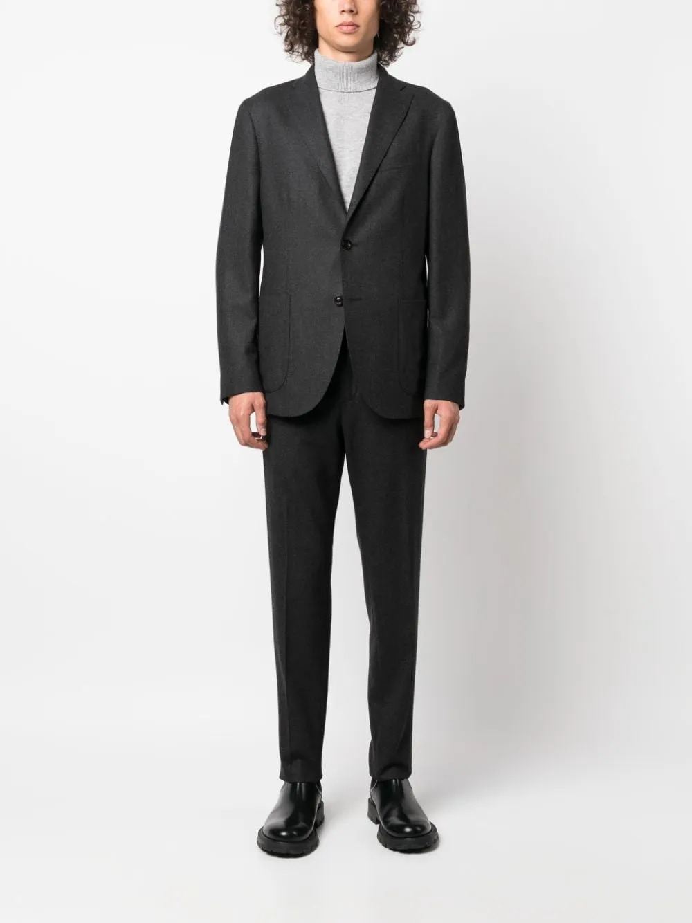 Single-Breasted Virgin Wool Suit
