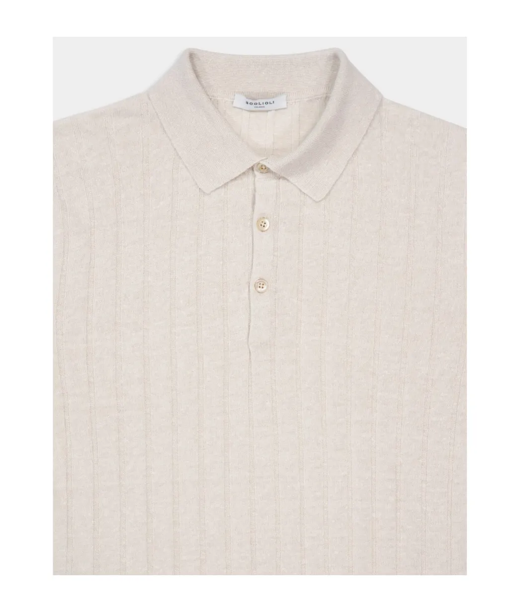 Ribbed Polo Shirt
