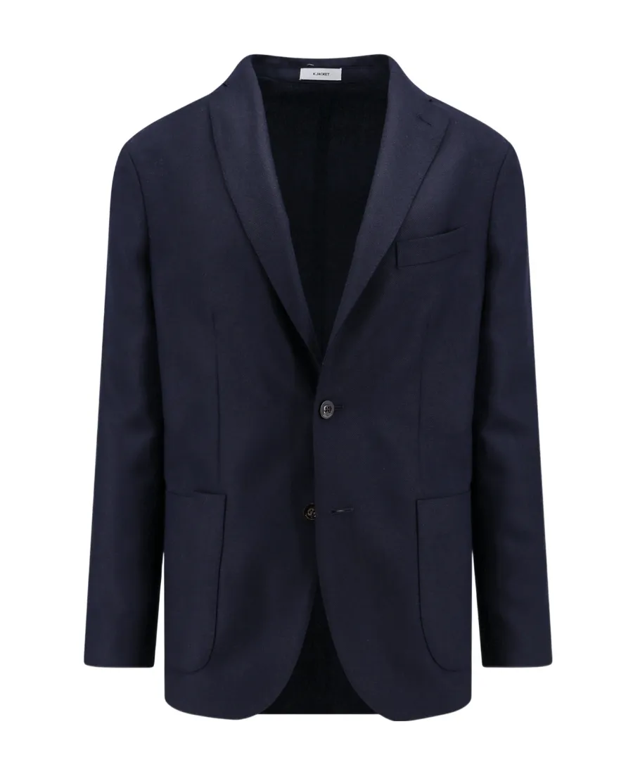 Single-Breasted Virgin Wool Blazer