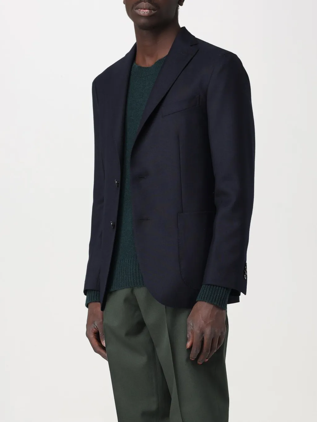 Single-Breasted Virgin Wool Blazer