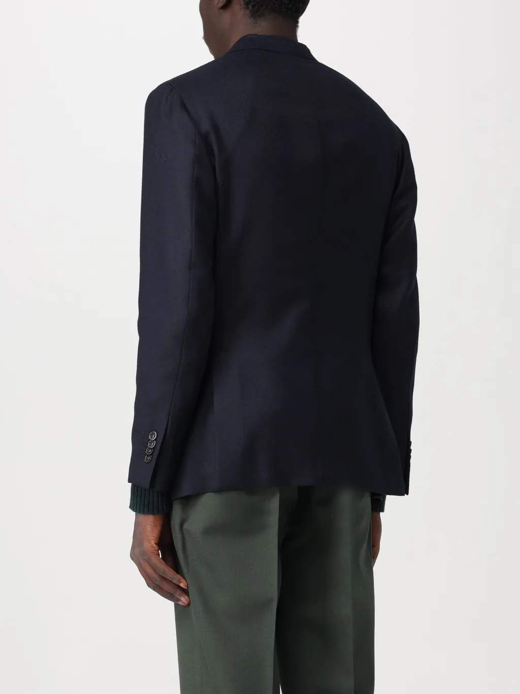 Single-Breasted Virgin Wool Blazer