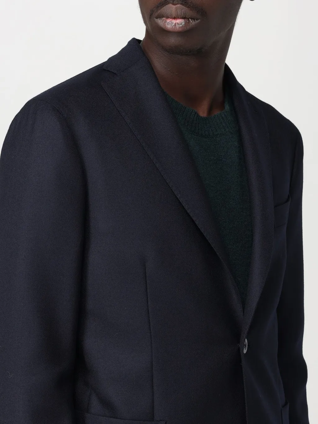 Single-Breasted Virgin Wool Blazer