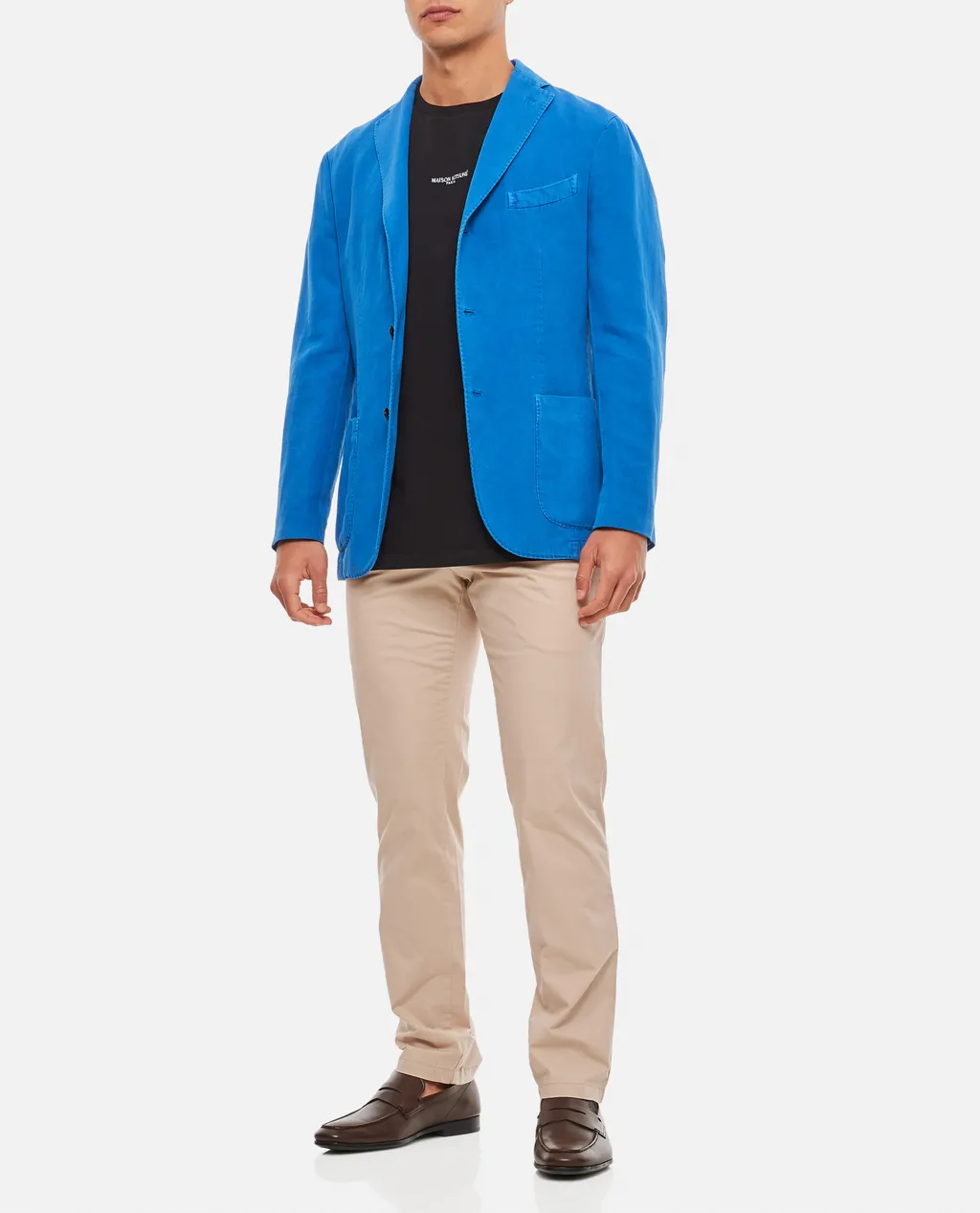 Single-Breasted Long-Sleeved Suit Jacket