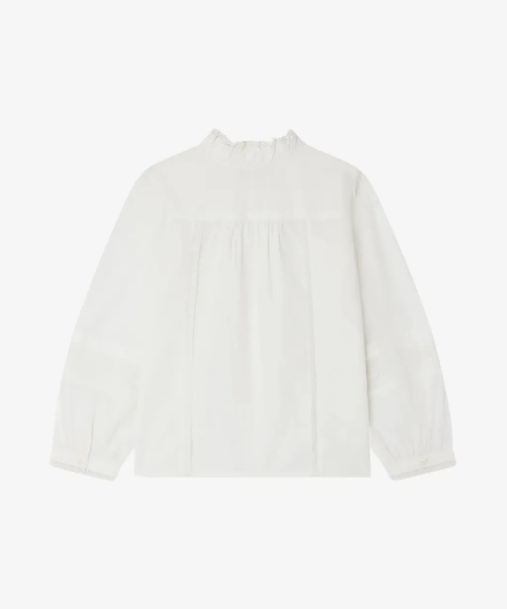 Emelia Embroidered Lace Blouse