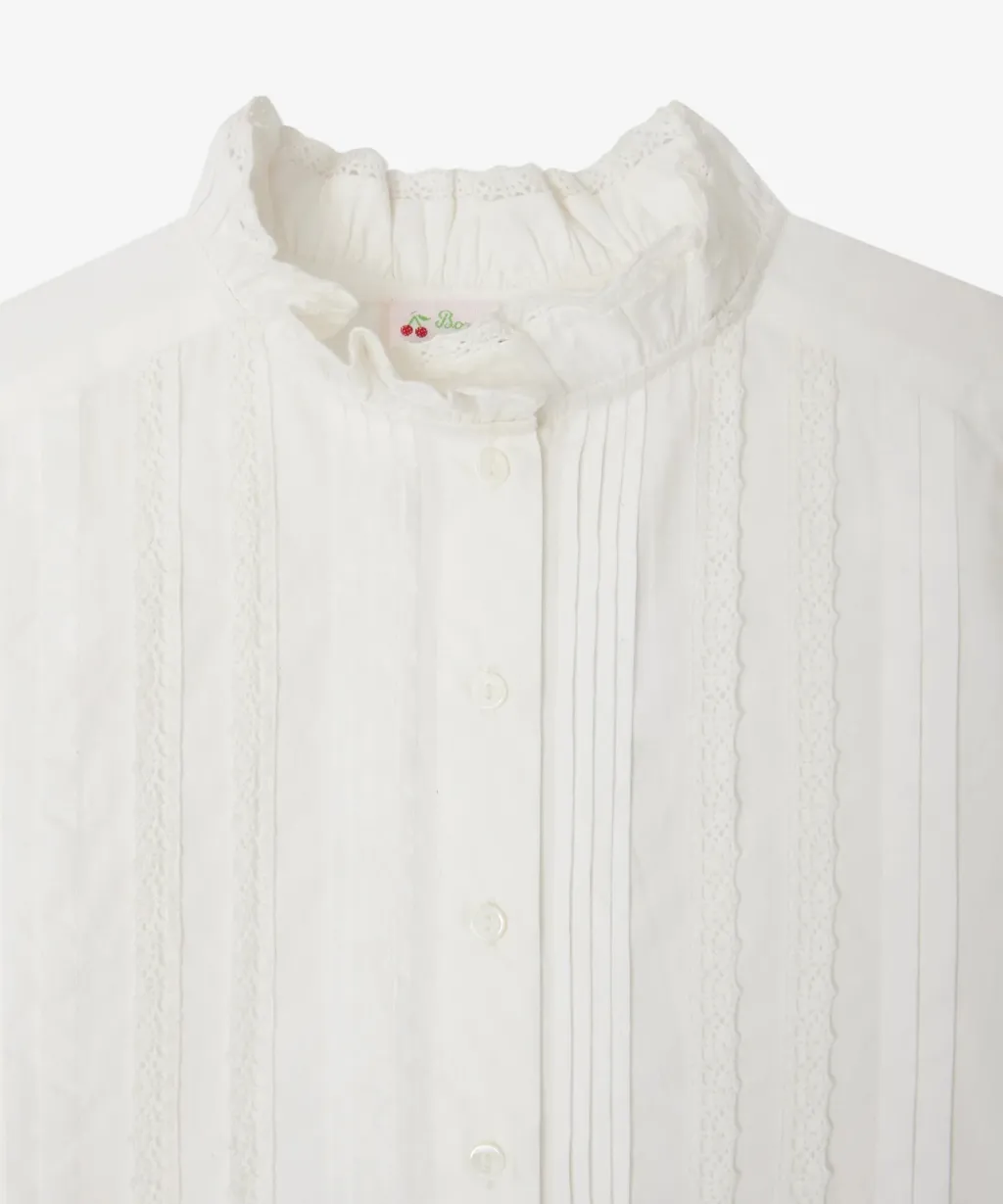 Emelia Embroidered Lace Blouse