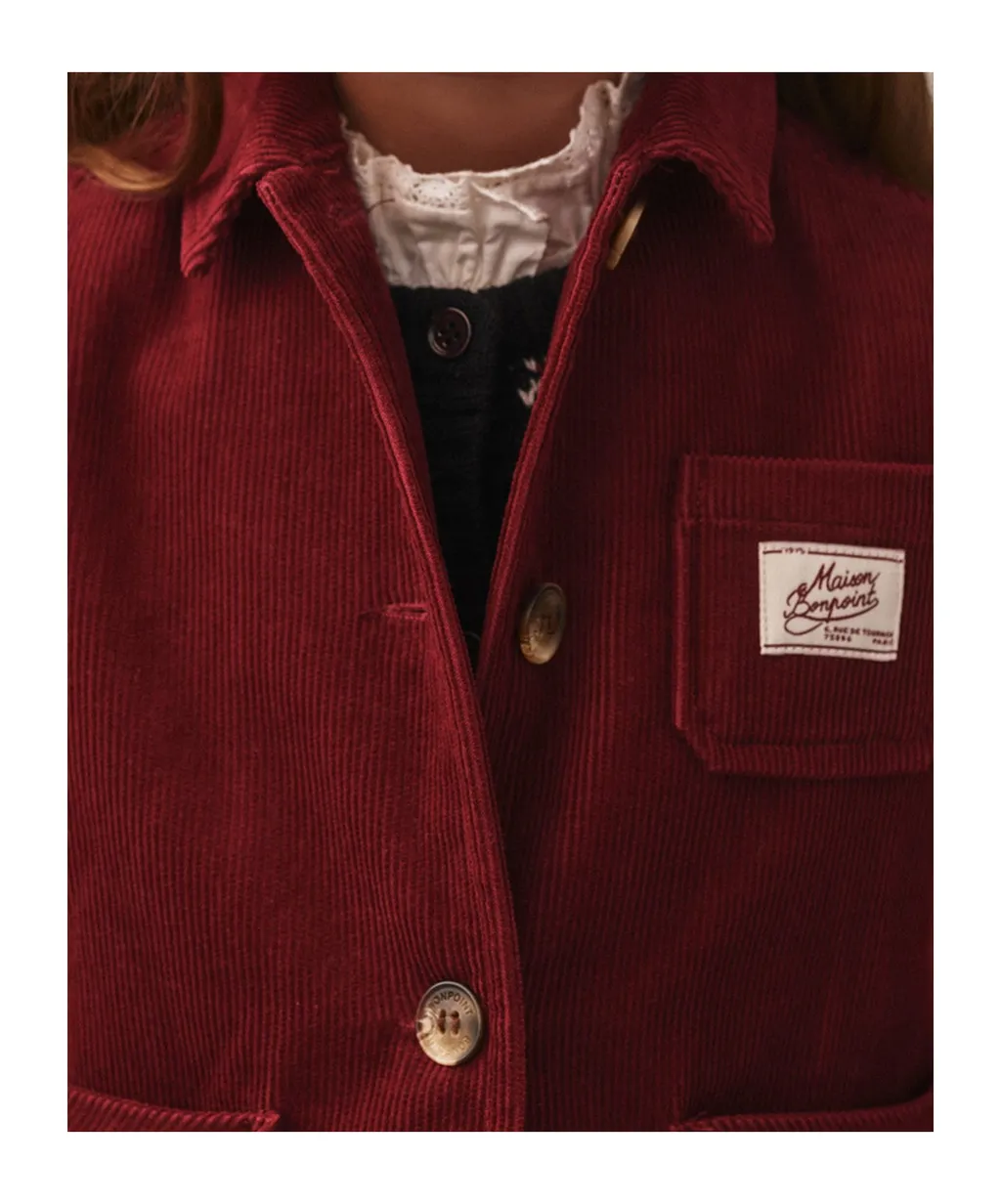 Corduroy Patch-Pocket Jacket