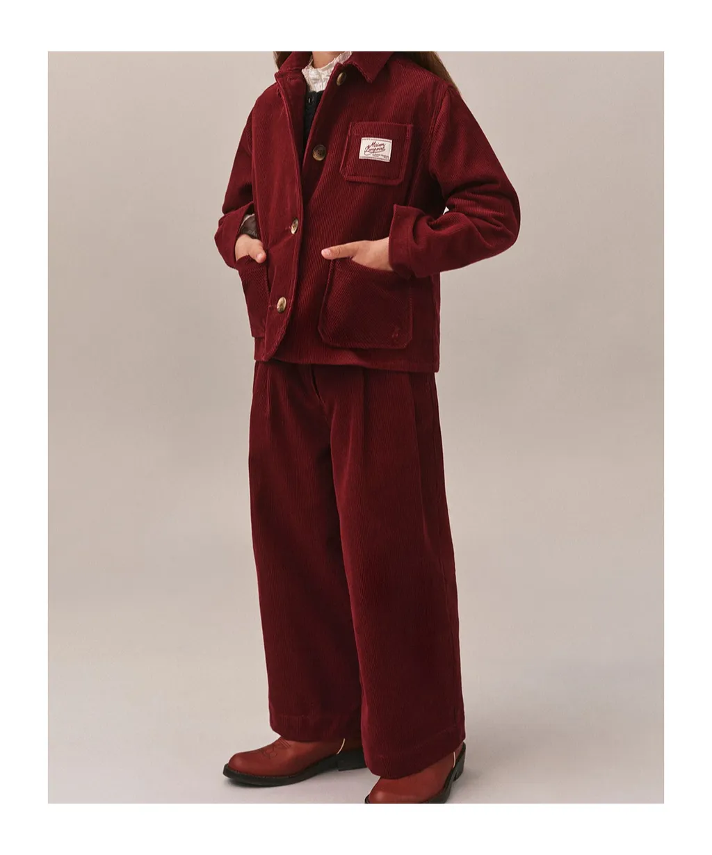 Corduroy Patch-Pocket Jacket