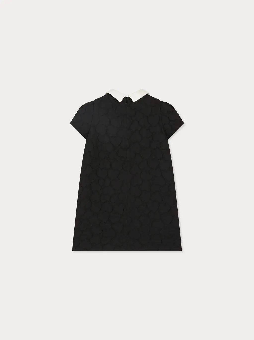 Jadey Heart-Pattern Jacquard Dress