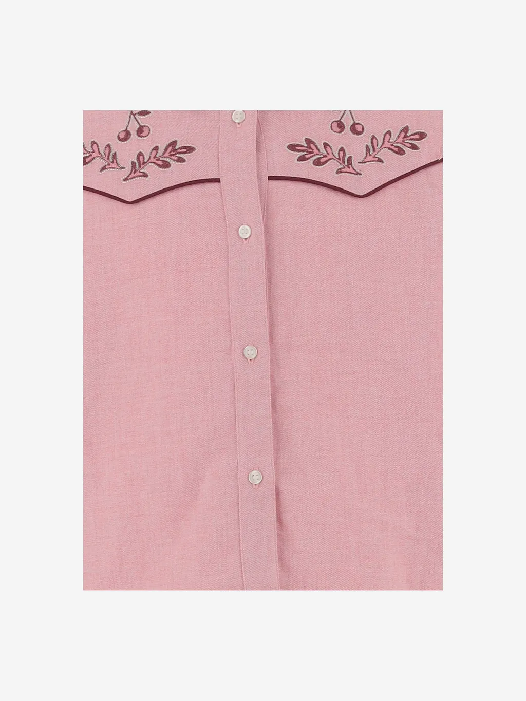 Jiggle Yoke Embroidered Blouse