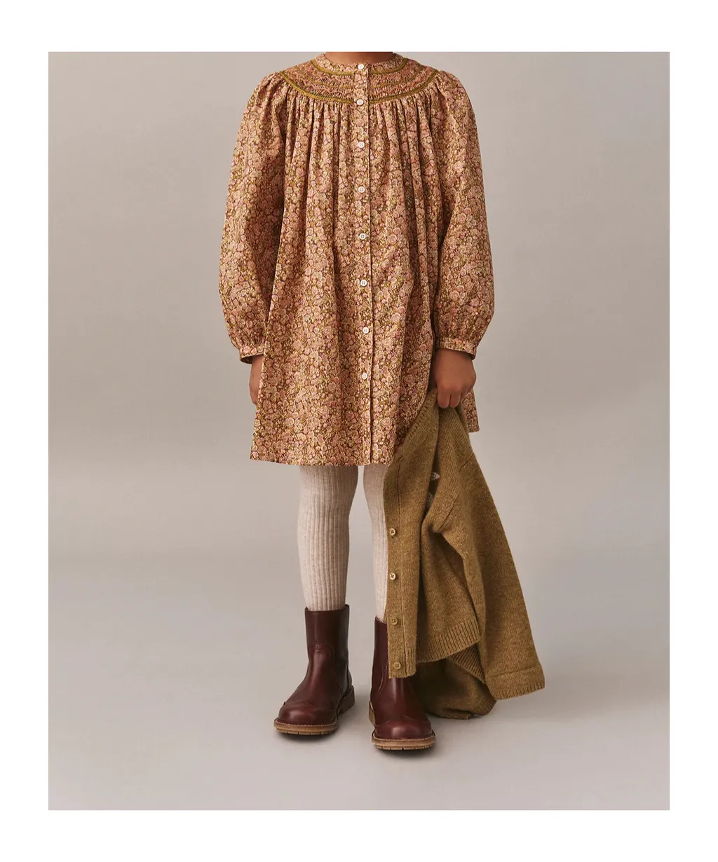 Jadwiga Smocked Embroidered Dress