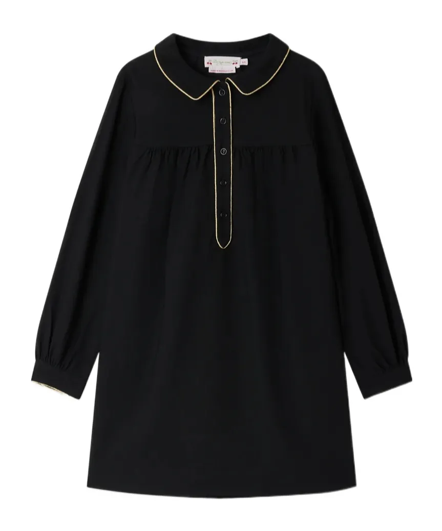 DorothÉE Piped Collar Dress
