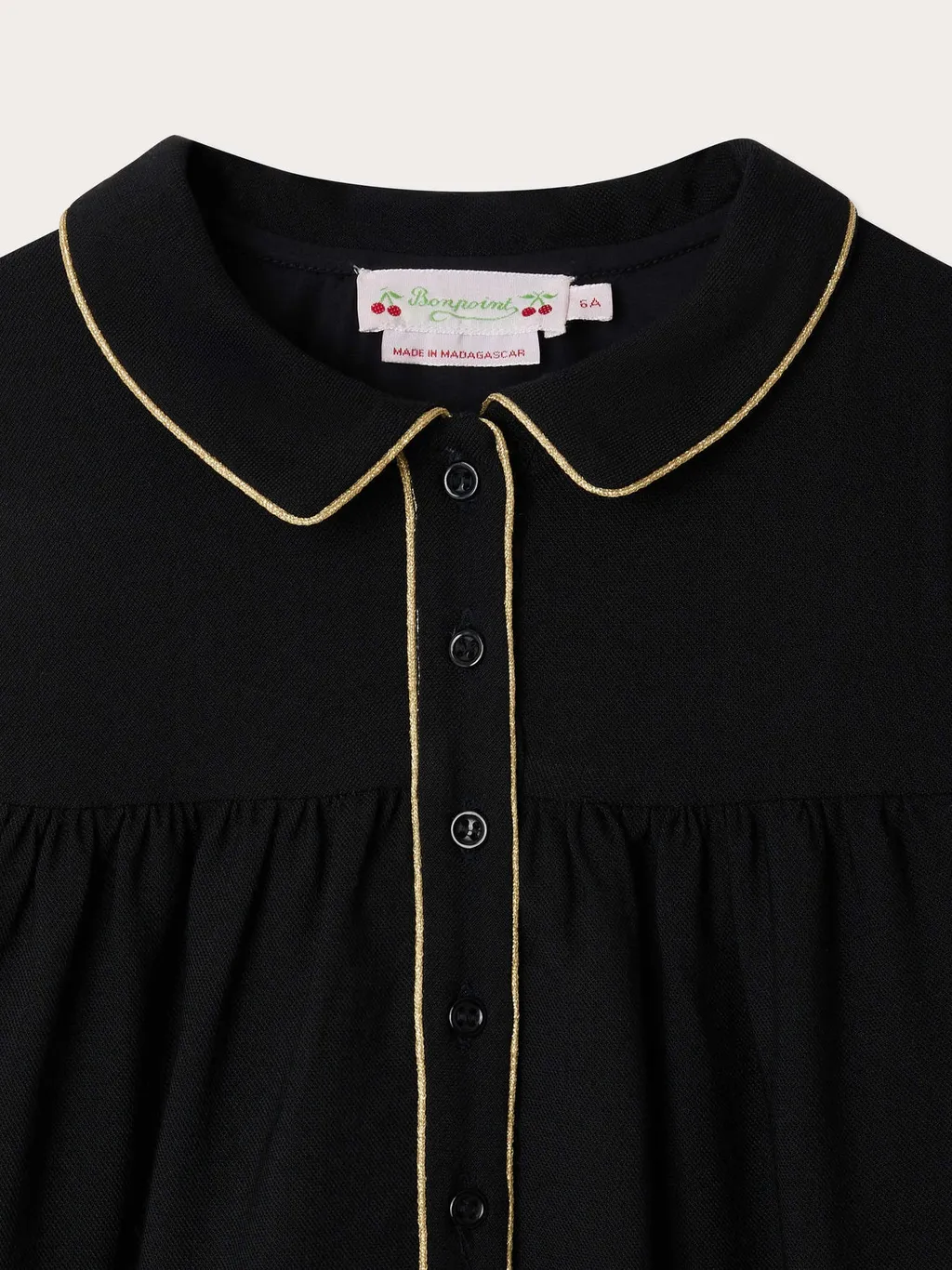 DorothÉE Piped Collar Dress