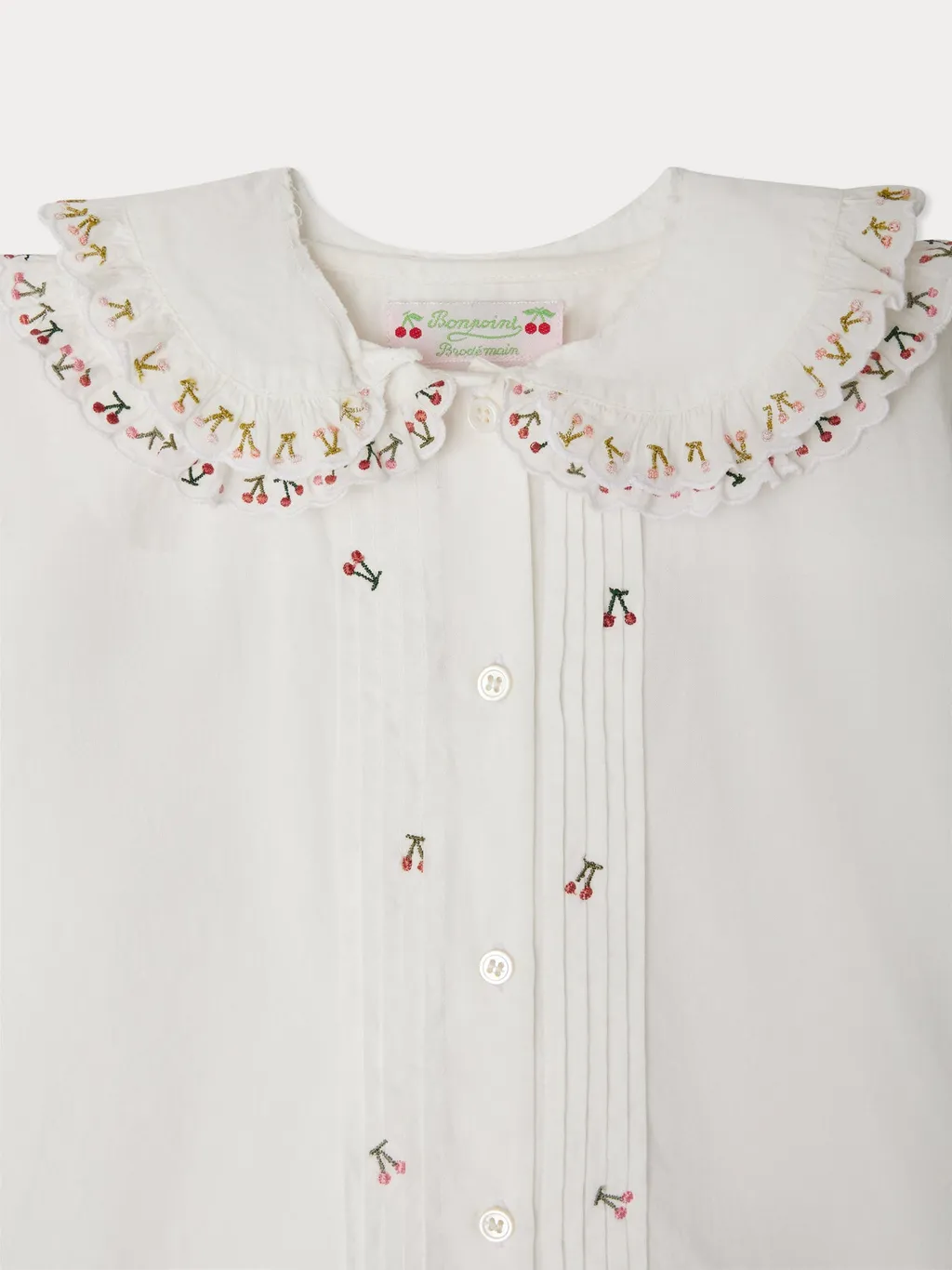 Janeke Ruffled Embroidered Collar Blouse