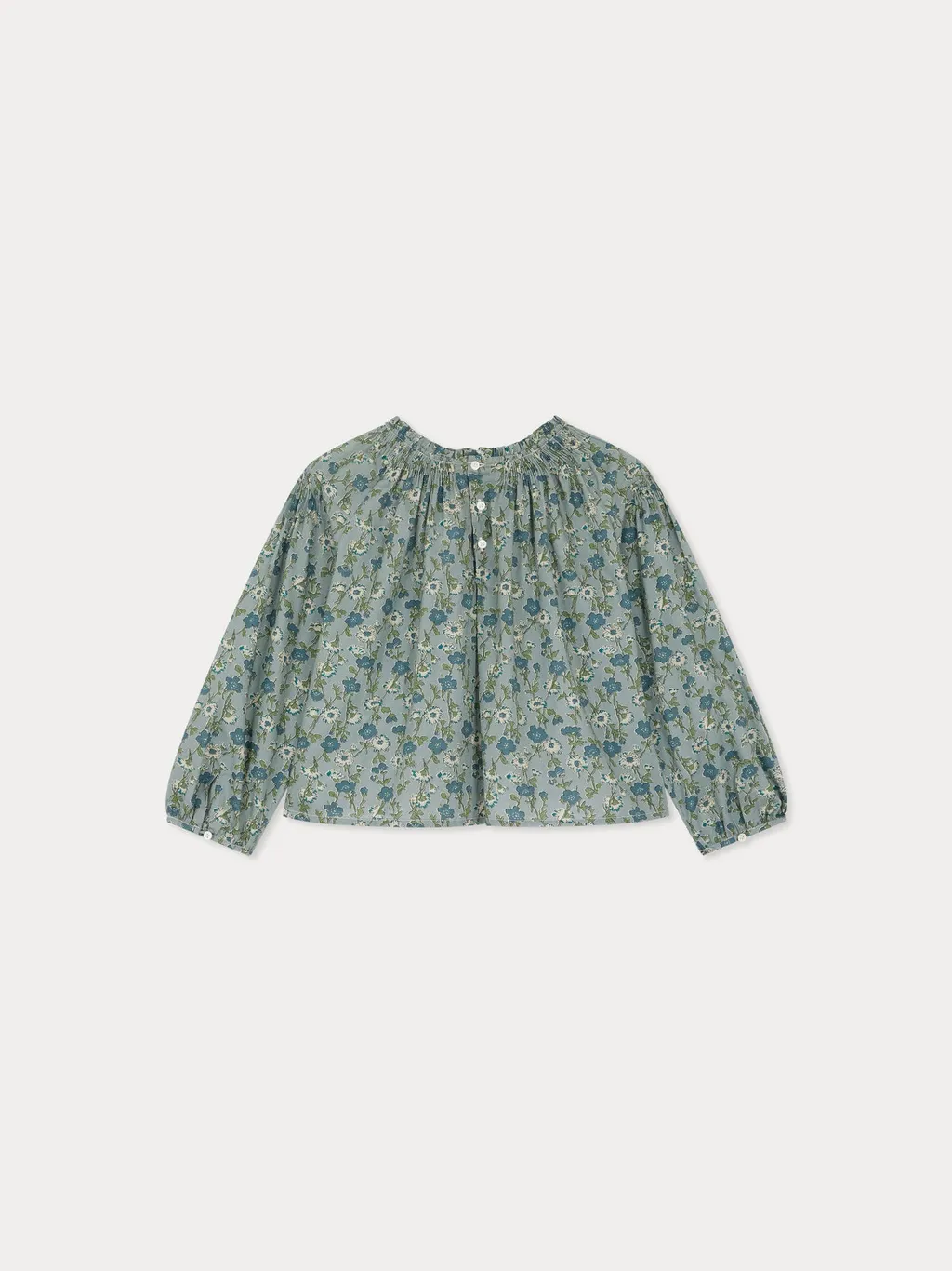 Blandine Smocked Gathered Blouse