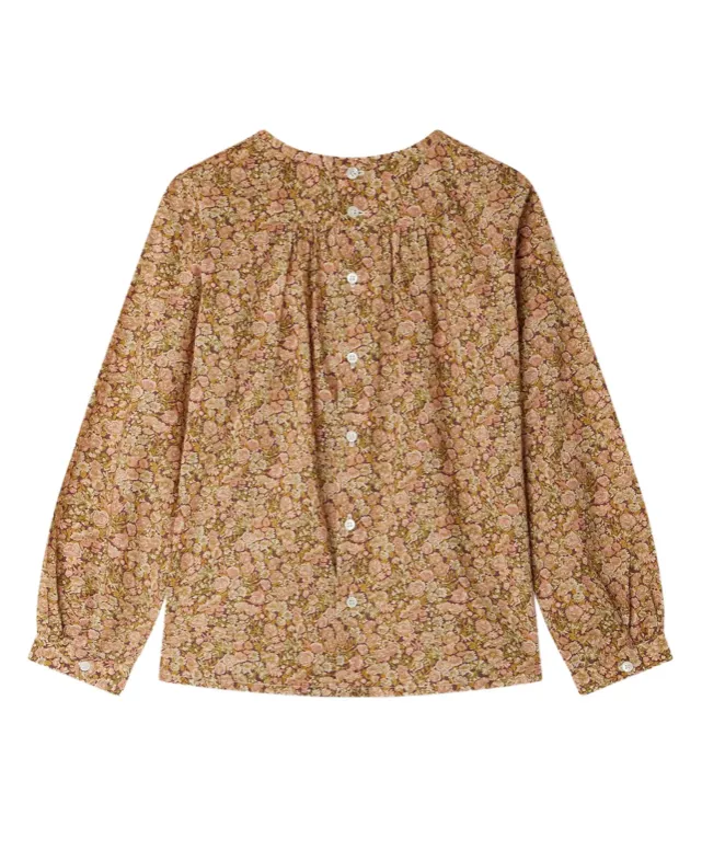 Juliette Floral Printed Smocked Blouse