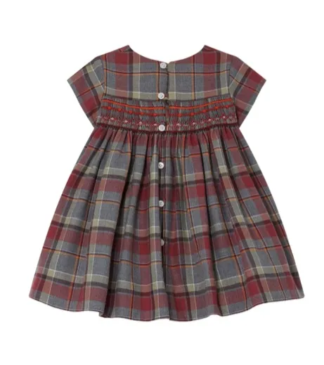 Smocked Plaid Dress