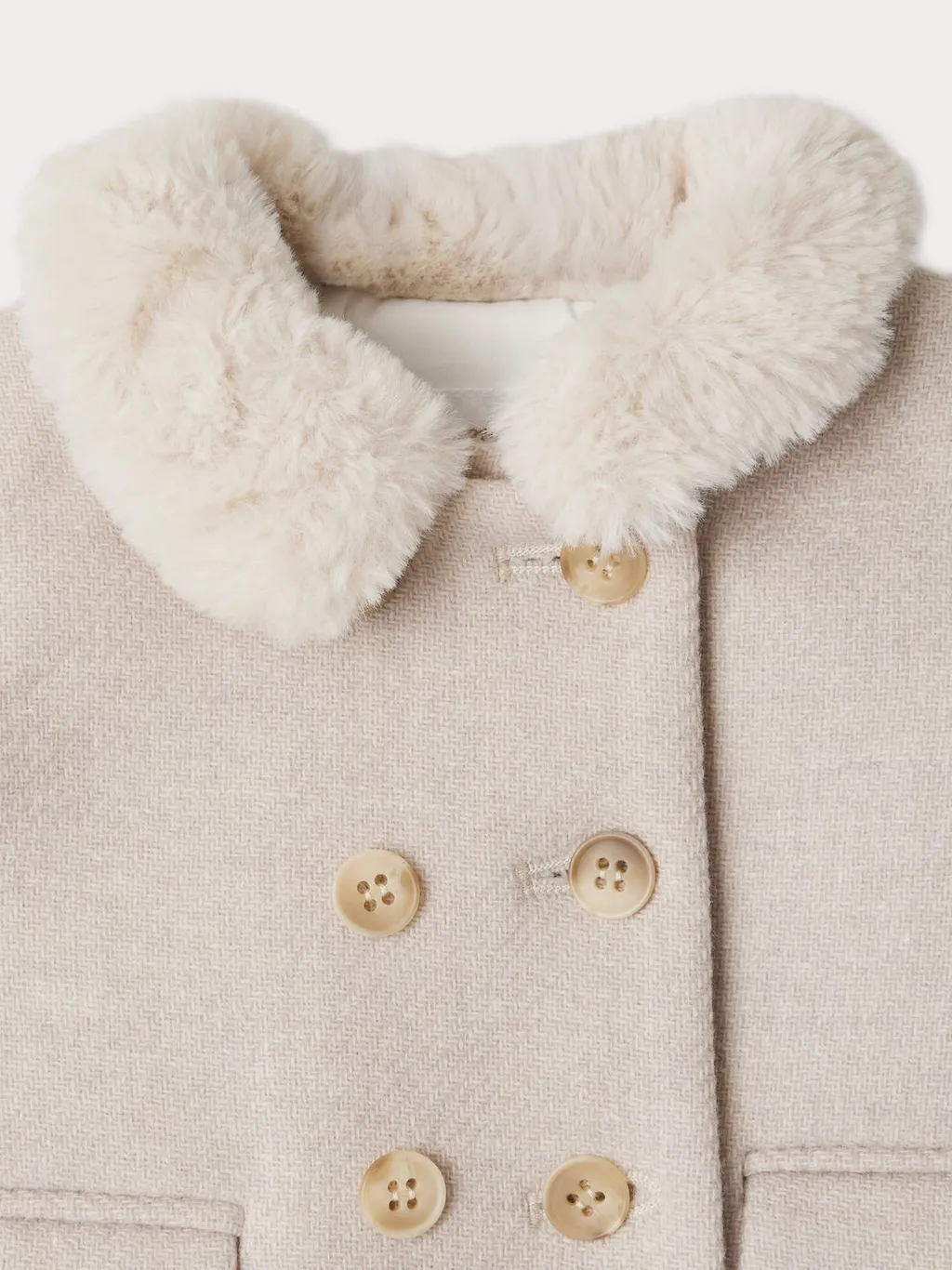 Moka Double-Breasted Coat