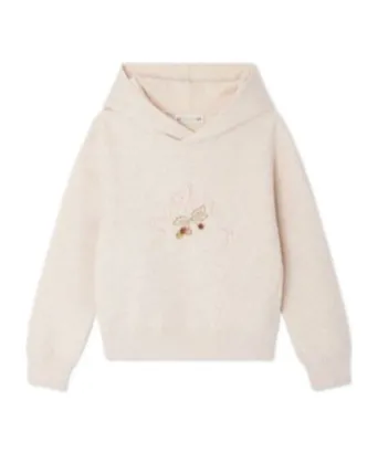 Tita Cherry Embroidered Hoodie